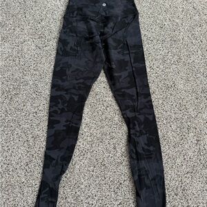 Black Lulu Camo Leggings